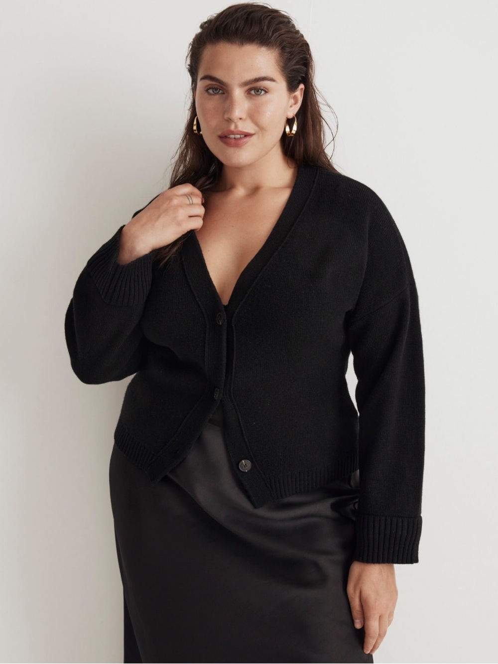 Madewell V-Neck Slim Cardigan Sweater
